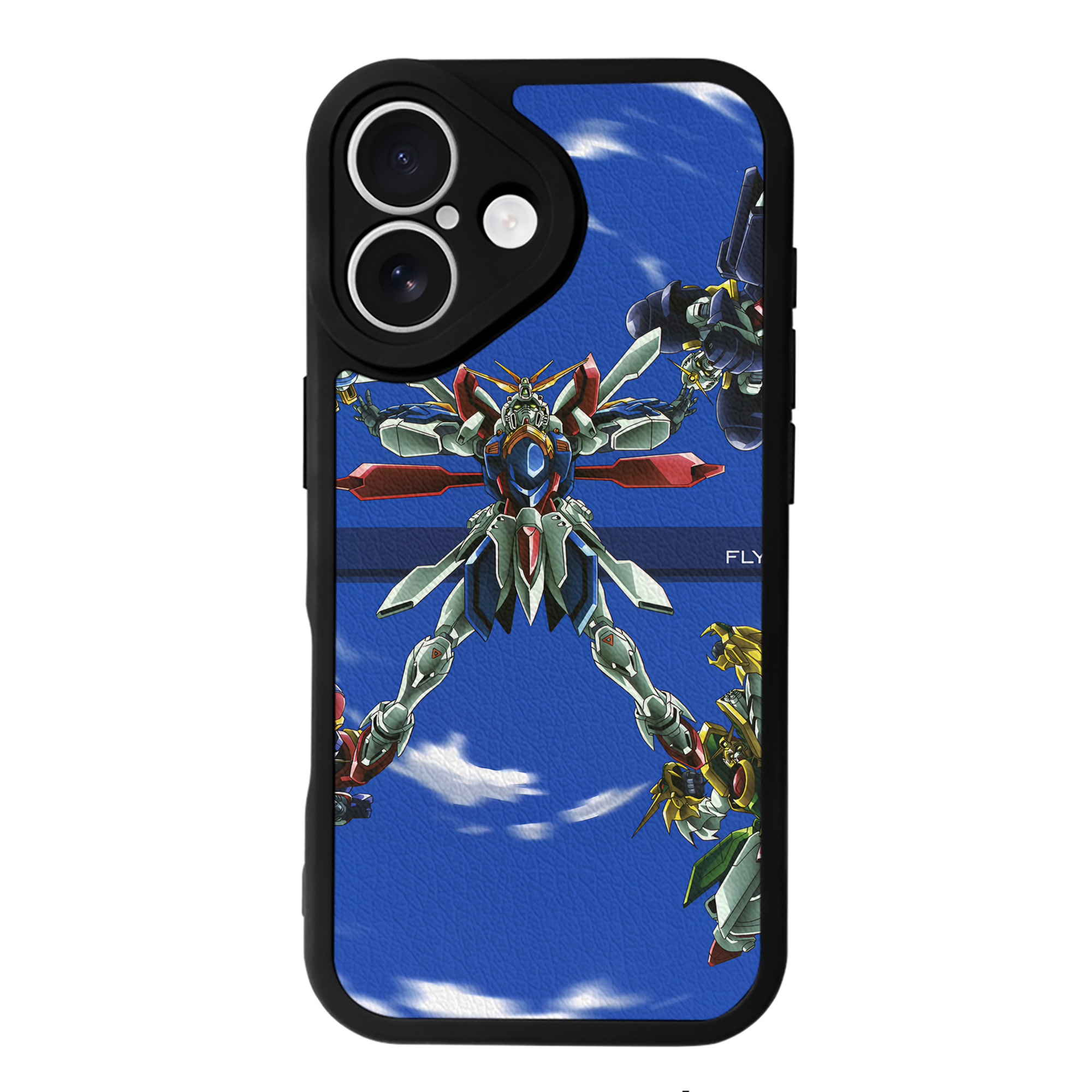 （画像用） 機動戦士ガンダム Mobile Suit Gundam 【iPhone 16シリーズ対応】シリコンスマホケース（レザー調） 材質：シリコン